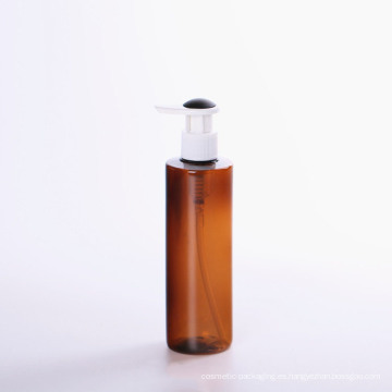 Botella plástica de la bomba de la loción de Brown para el cosmético (NB20003)